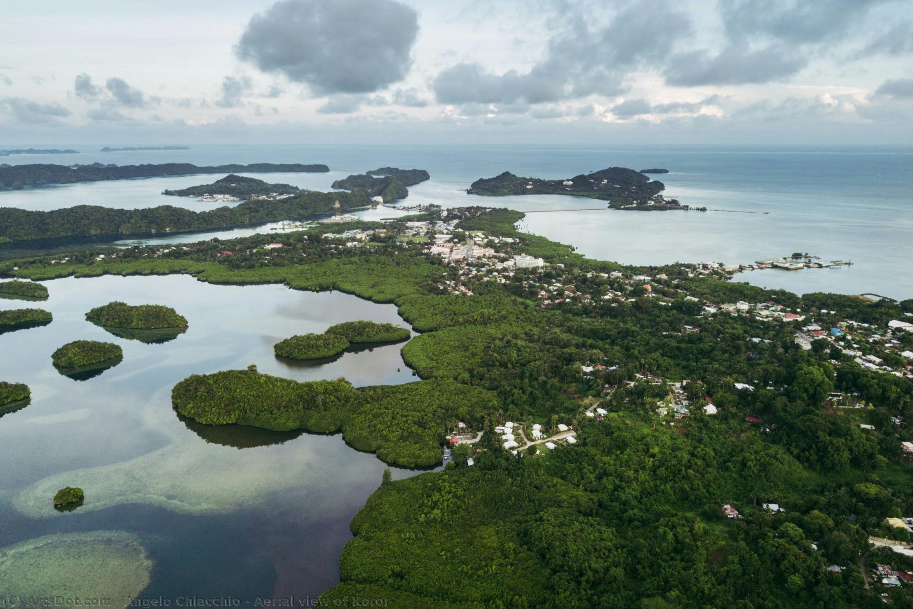 Aerial View Of Koror — Angelo Chiacchio