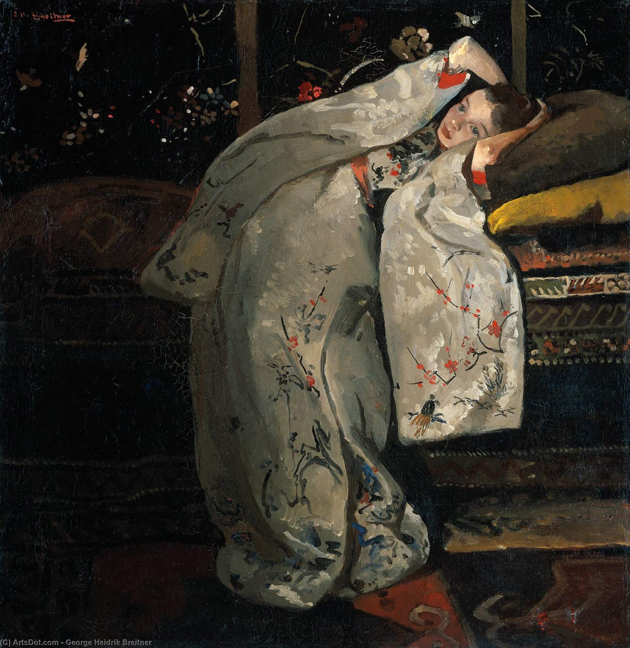 Girl In A White Kimono — George Heidrik Breitner