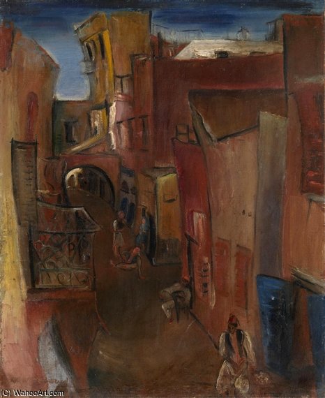 View Of A Moroccan Street — Boris Dmitrievich Grigoriev