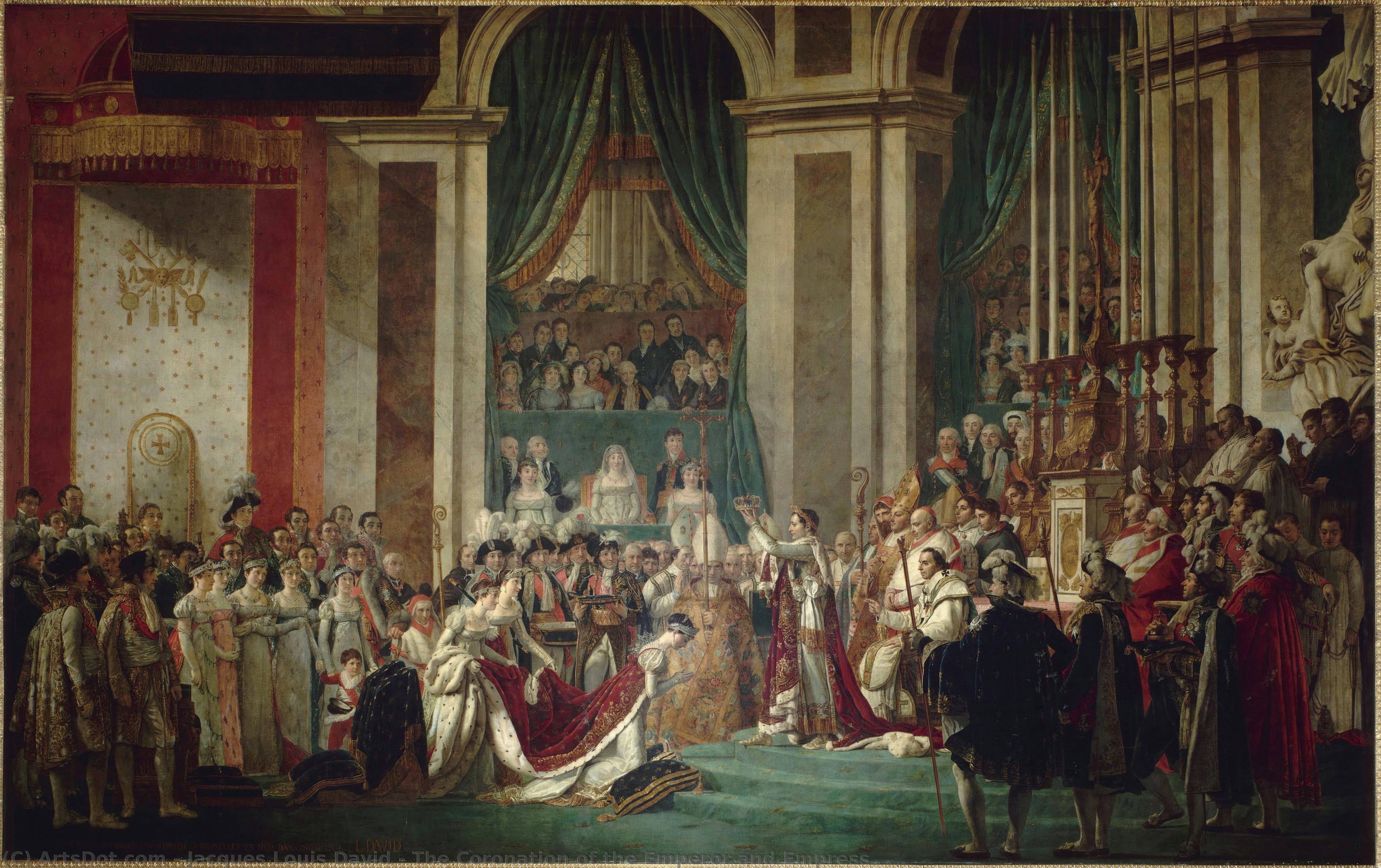 La Coronación Del Emperador Y La Emperatriz — Jacques-louis David