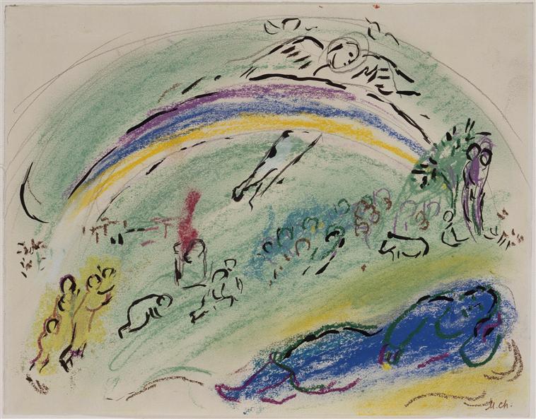 Noah And The Rainbow — マルク・シャガール