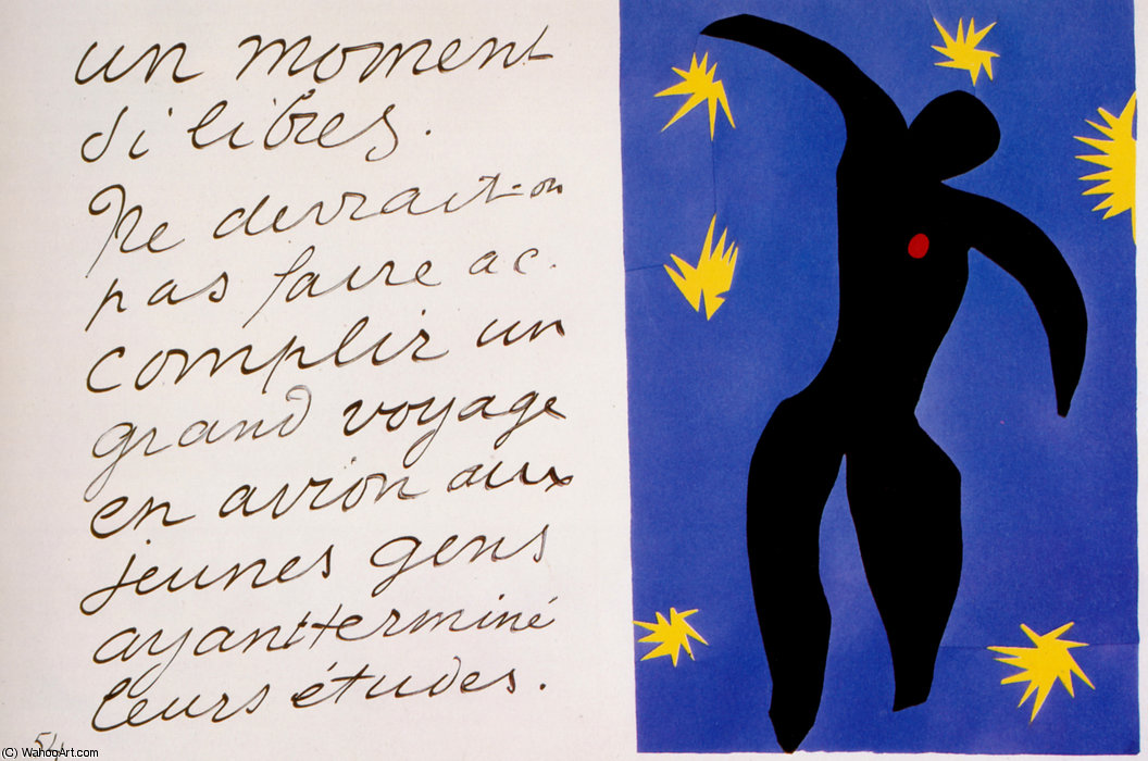 Icare, Page Extraite De Jazz Nytmoma — Henri Matisse