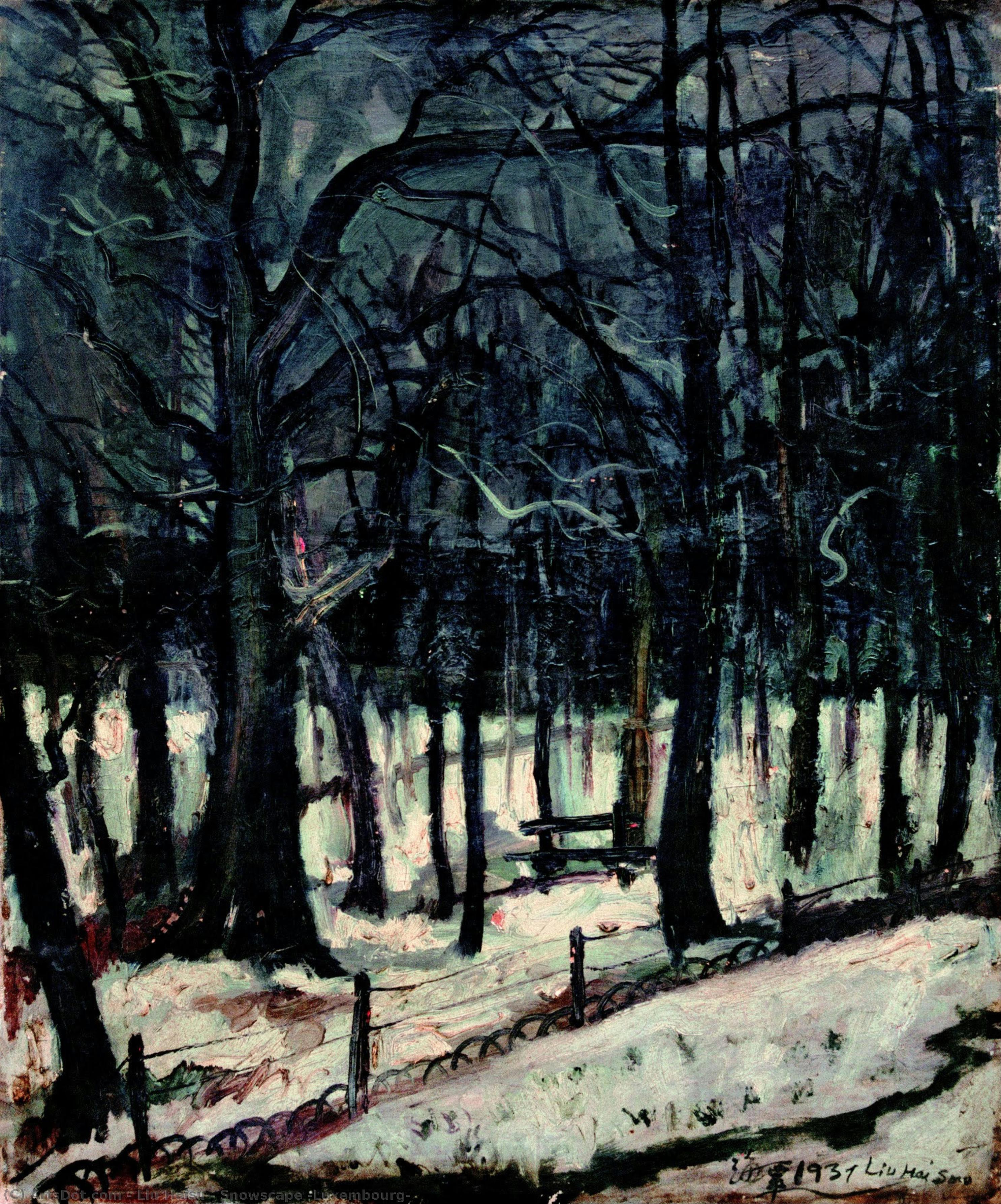 Snowscape (luxembourg) — Liu Hai Su