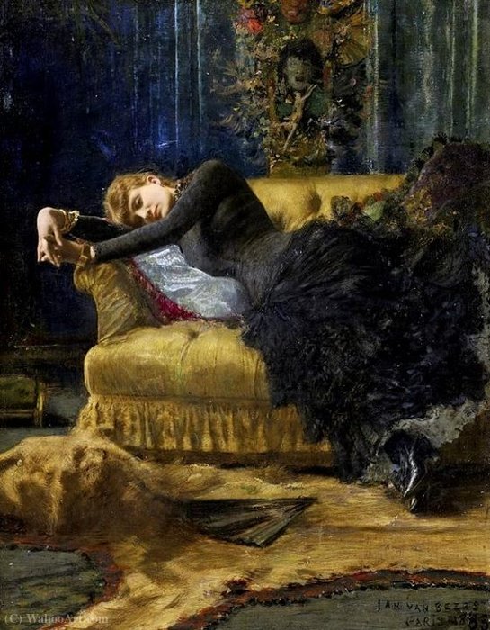 Portrait Of A Young Woman — Jan Van Beers