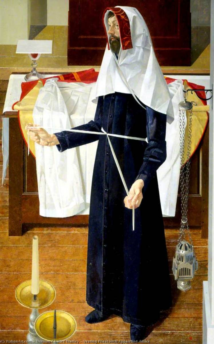 Vesting Priest With Apparelled Amice — Norman Charles Blamey