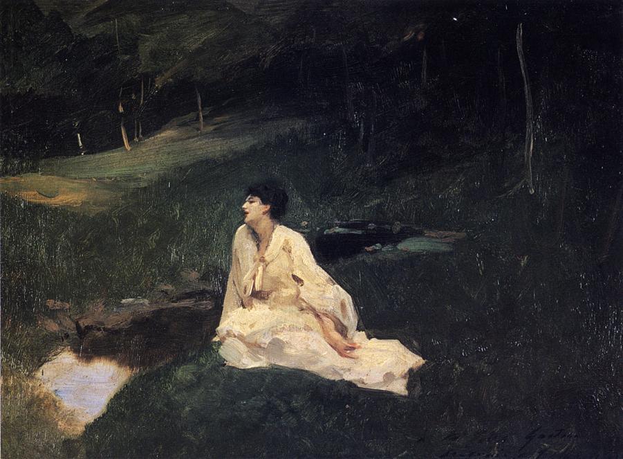 Judith Gautier (also Known As By The River Or Resting By A Spring) — John Singer Sargent