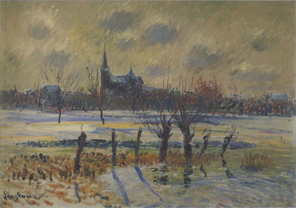 Flood At Nantes — Gustave Loiseau