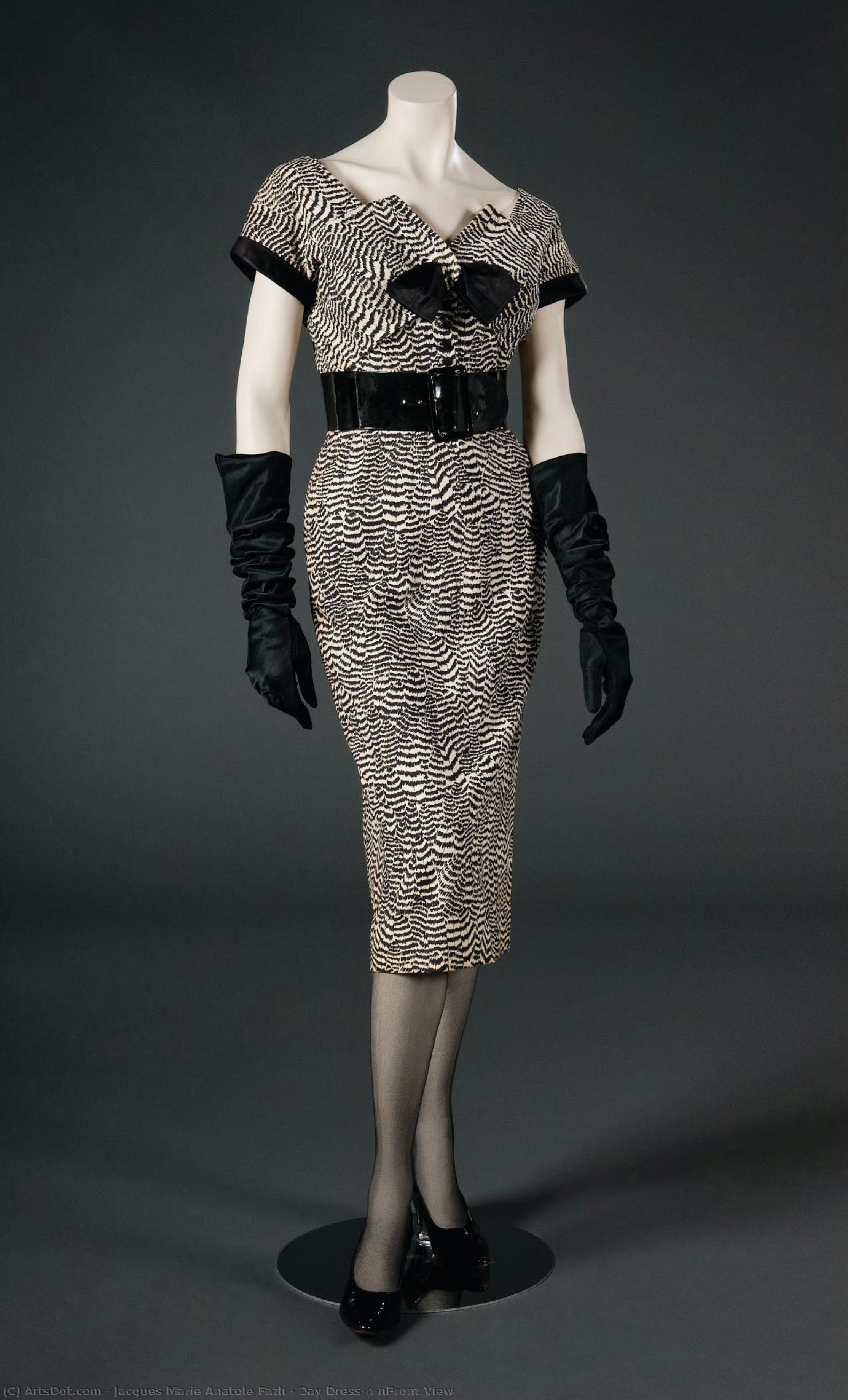 Day Dress\n\nfront View — Jacques Marie Anatole Fath