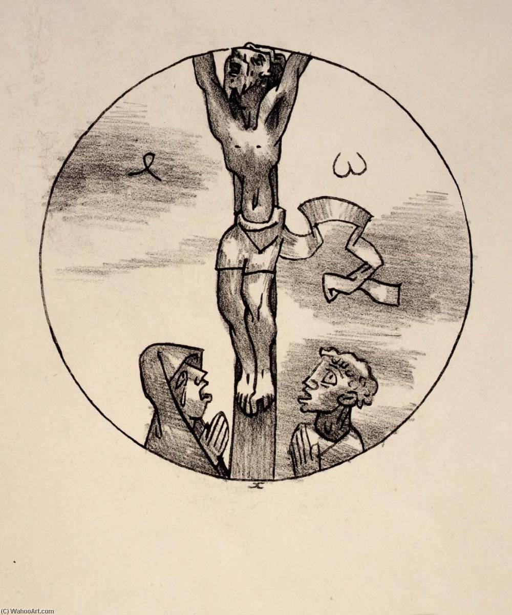Station Of The Cross Christ Crucified — Jean Charlot