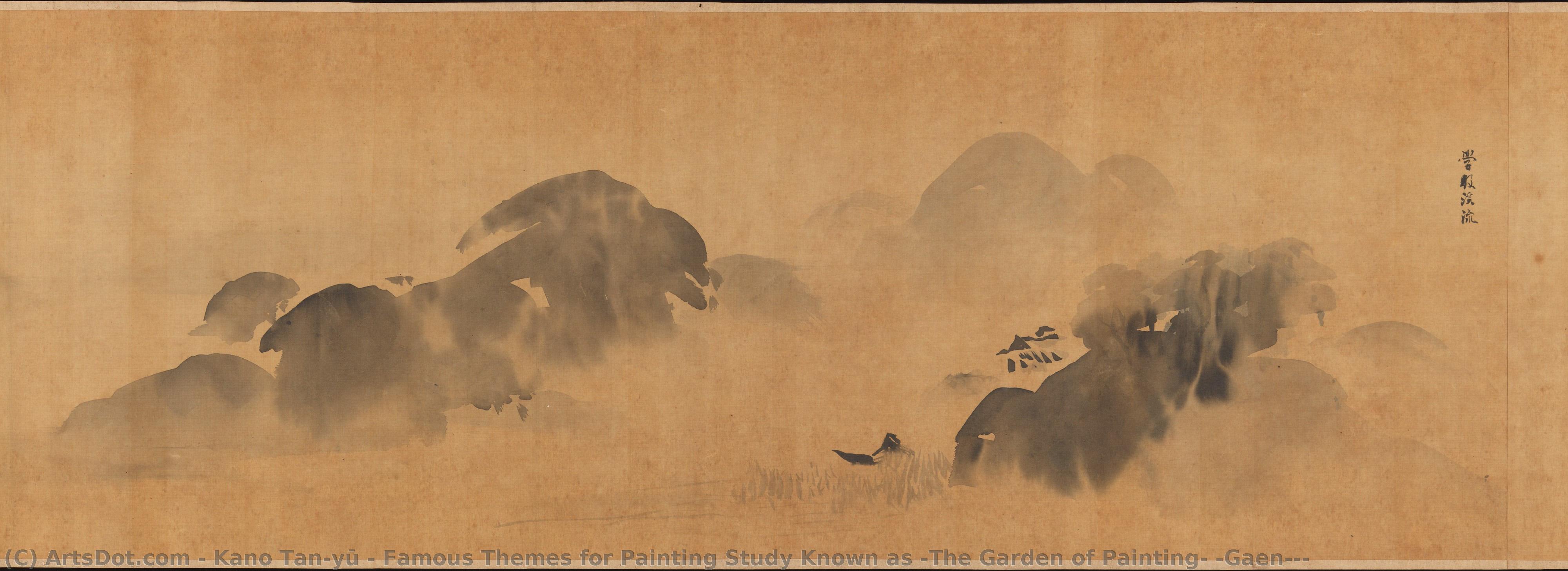Famous Themes For Painting Study Known As “the Garden Of Painting” (gaen) — Kano Tan'yū