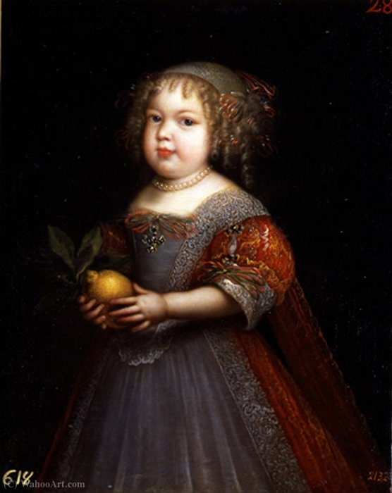 Portrait Of Princess Marie Thérèse Of France — Jean Nocret