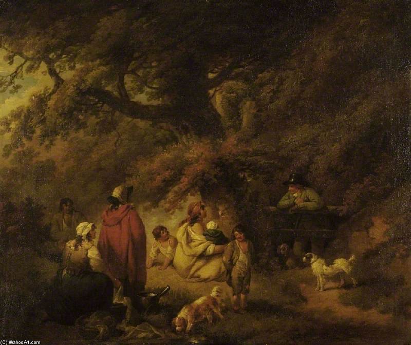 Encampment Of Gypsies — George Morland
