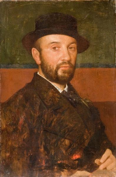 Portrait Du Peintre Par Lui Même — Jules Elie Delauney
