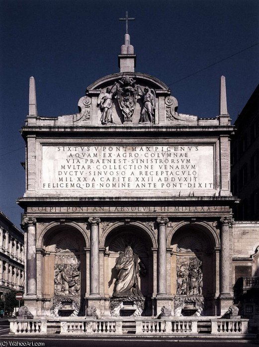 Dell'acqua Felice (moses Fountain) — Domenico Fontana