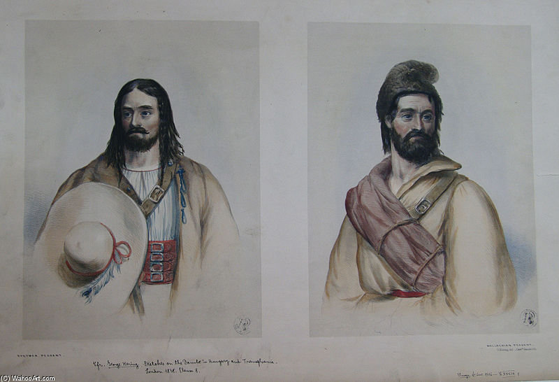 Dyetwar Peasant. Wallachian Peasant — George Edwards Hering
