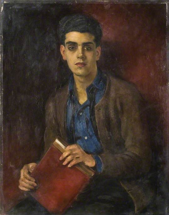 Portrait Of An Anglo Indian Student — William Bruce Ellis Ranken