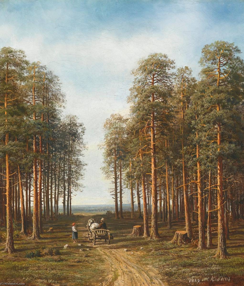 Path Through The Pine Forest — Mikhail Konstantinovich Klodt