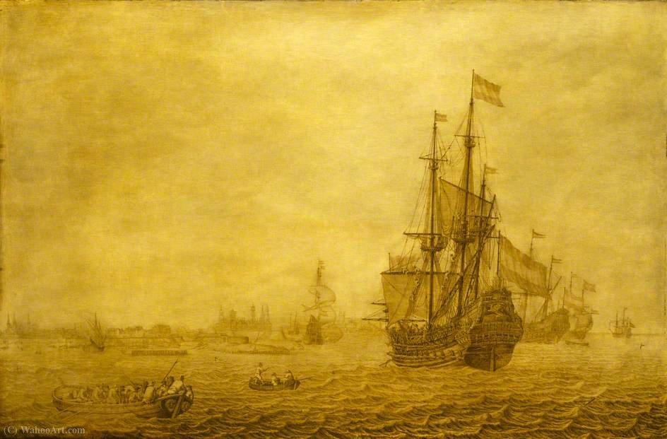 The Dutch Ship 'eendracht' At Anchor — Heerman Witmont