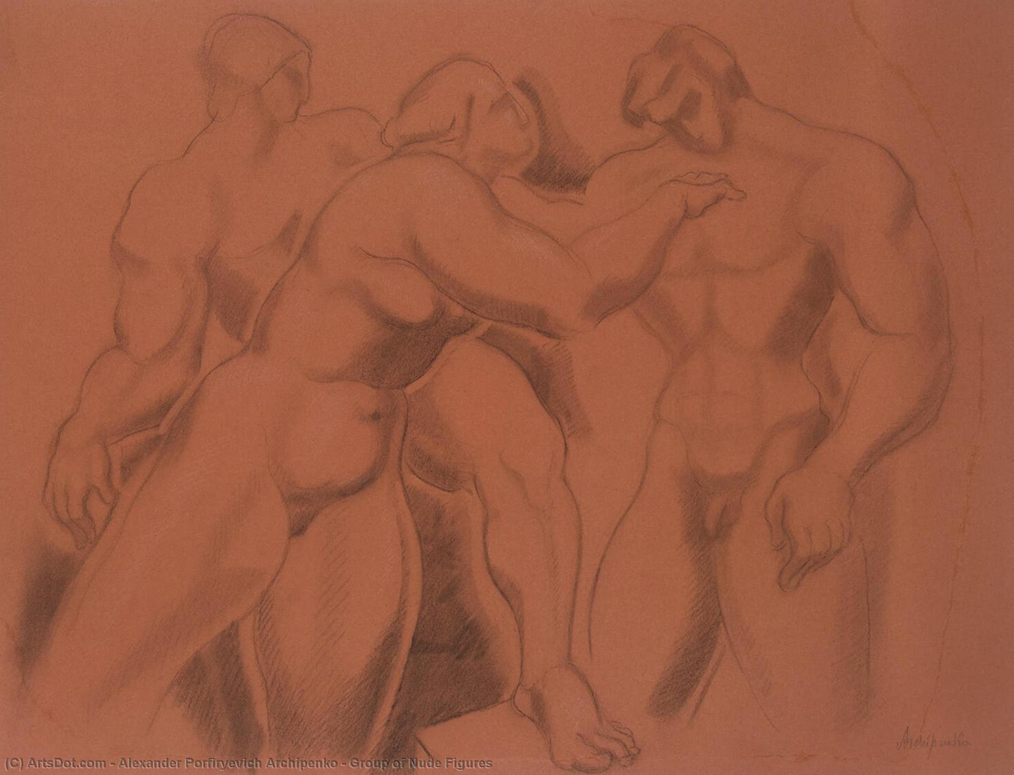 Group Of Nude Figures — Александр Архипенко
