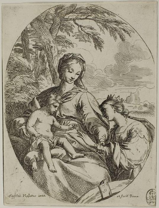 The Mystic Marriage Of Saint Catherine — Carlo Maratta