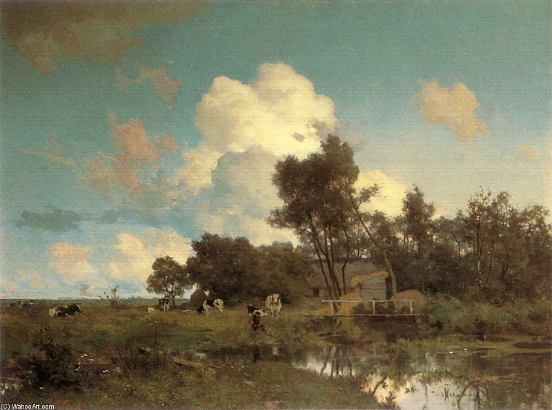 Country Landscape In Summer — Willem Bastiaan Tholen