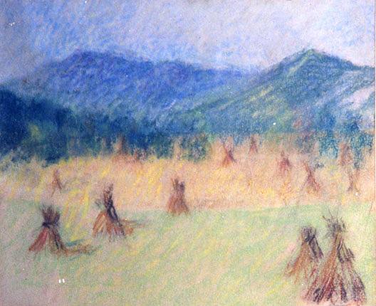 Meadow West Ft. Ann, N.y., (painting) — Katherine Beatrice Mcnaughton Mowry