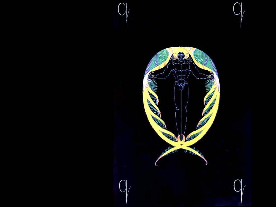 Alphabet Q — Erté