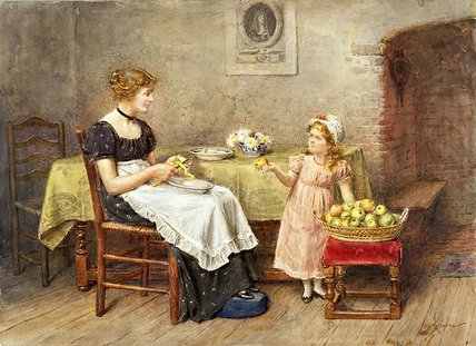 The Little Helpmate — George Goodwin Kilburne