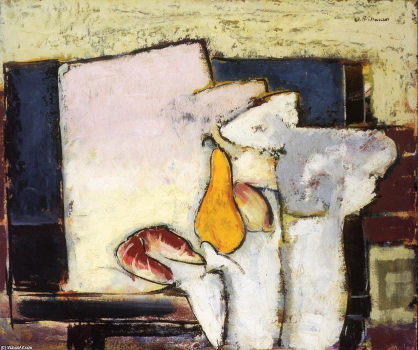 Yellow Pear And Roll — Alfred Henry Maurer