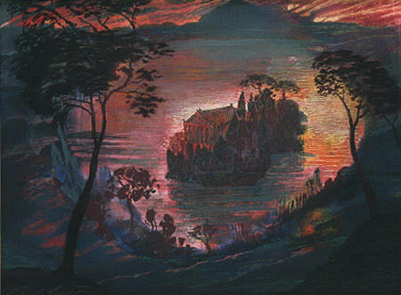 The Temple Island — Ernst Fuchs