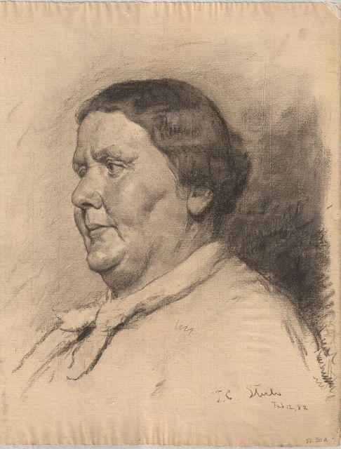 Portrait Of An Unknown Woman 1 — Theodore Clement Steele