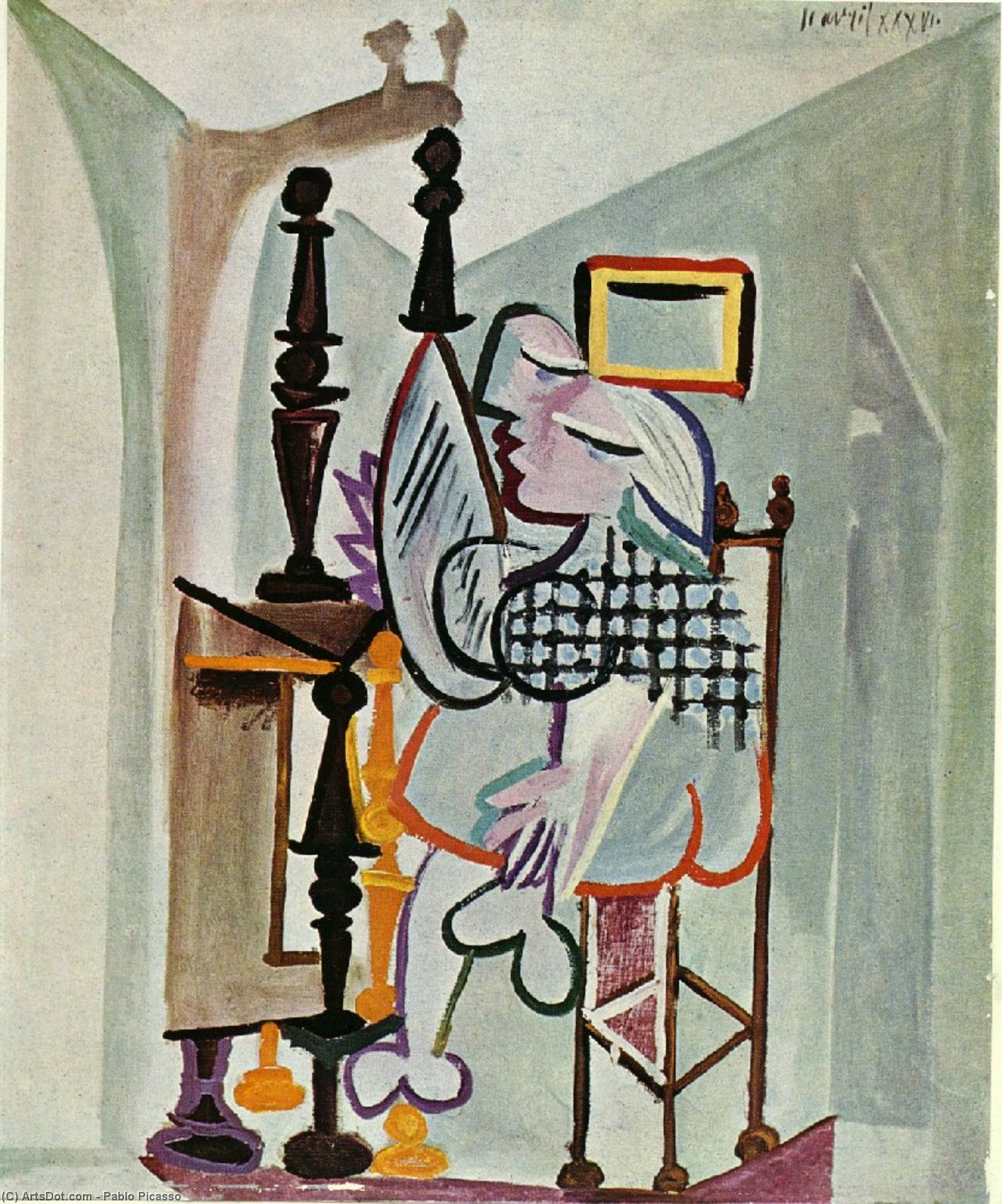 Woman By The Dresser — Pablo Picasso