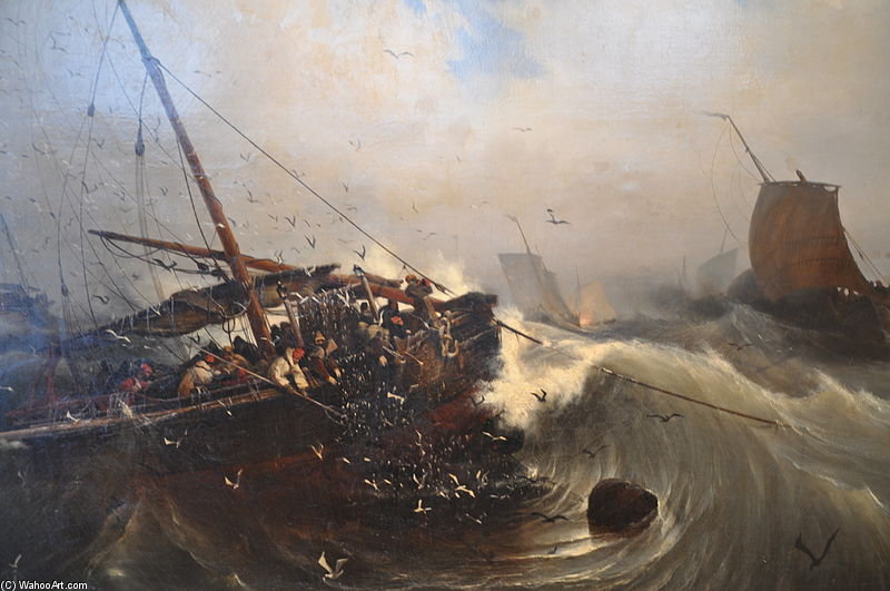 Fishing Boat — Ambroise Louis Garneray