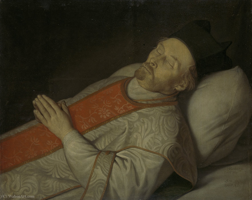 Licentiate In Theology At Utrecht, On His Deathbed. — Hendrick Bloemaert