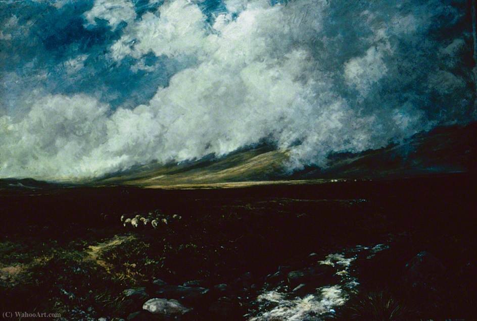 Mists Lifting Off Dartmoor, Devon — Edmund Morison Wimperis