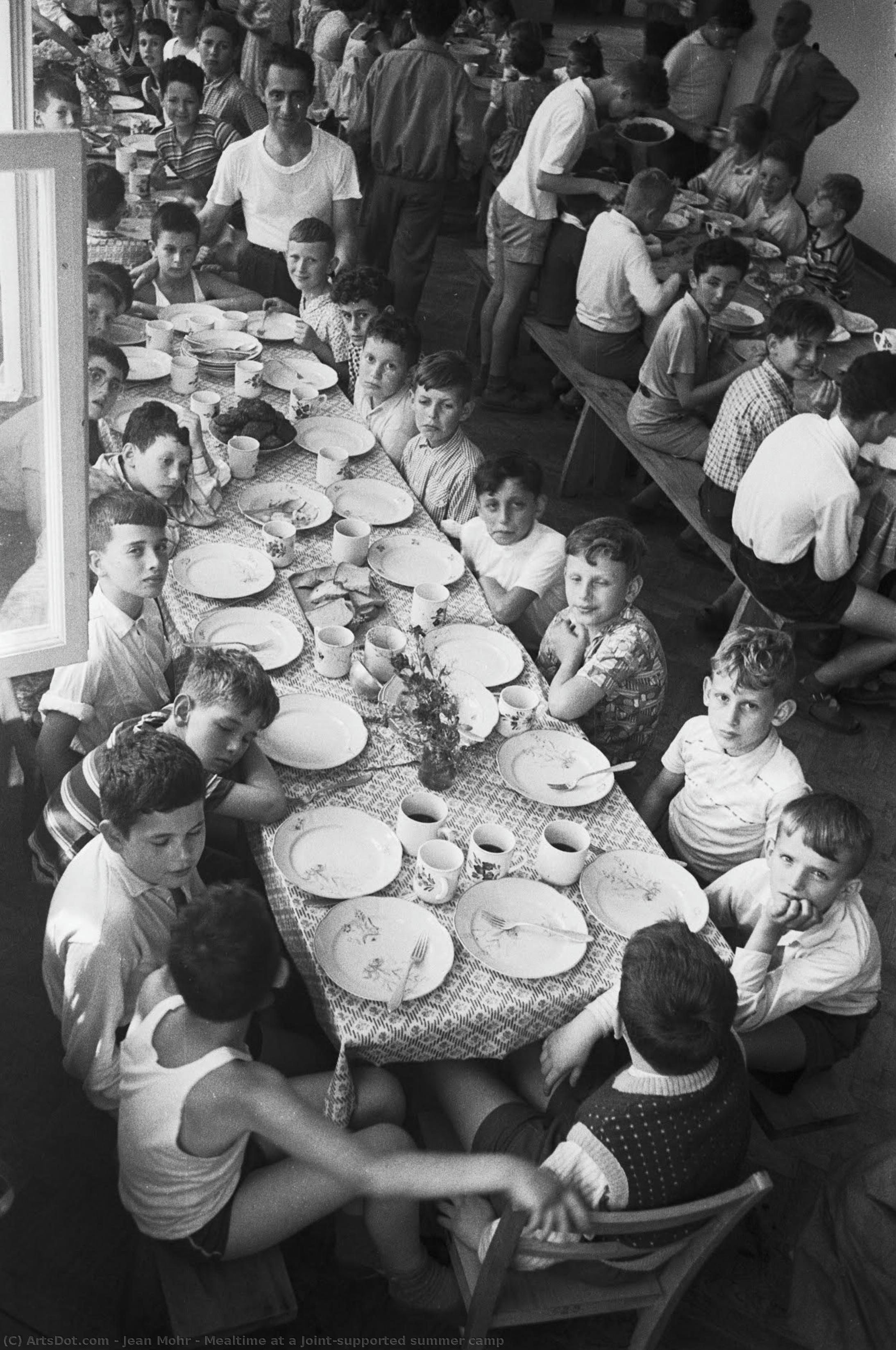 Mealtime At A Joint-supported Summer Camp — Jean Mohr