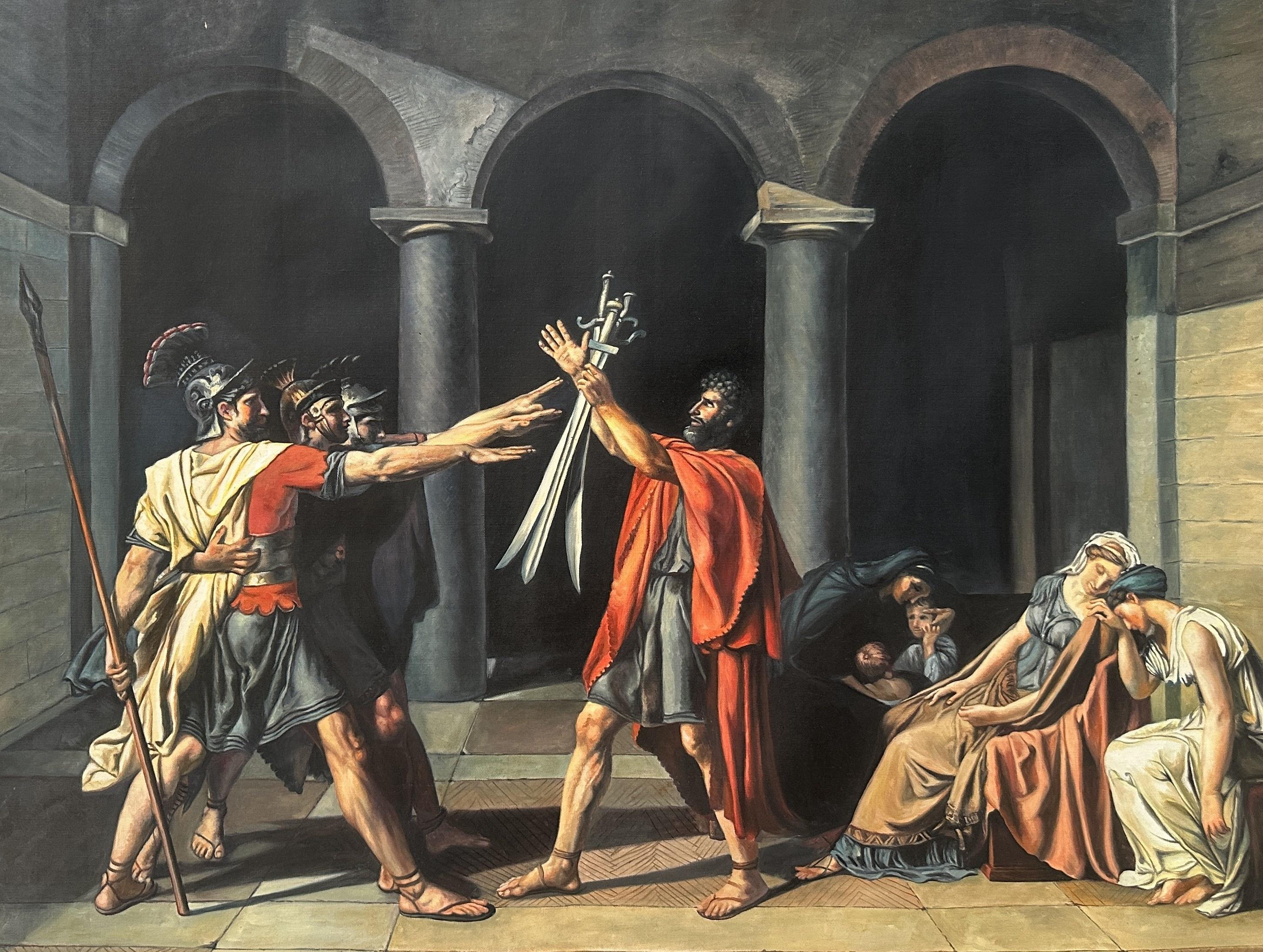 The Oath Of The Horatii - Jacques-louis David — Jacques-louis David