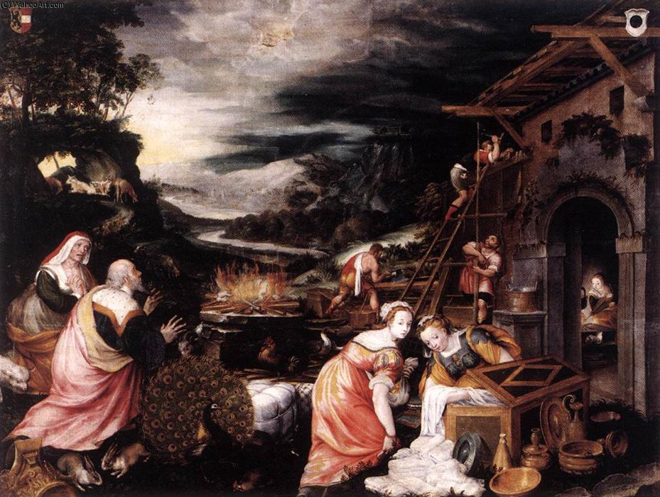Noah's Ark Cycle: 5. Noah's Sacrifice Of Thanksgiving — Kaspar El Viejo Memberger