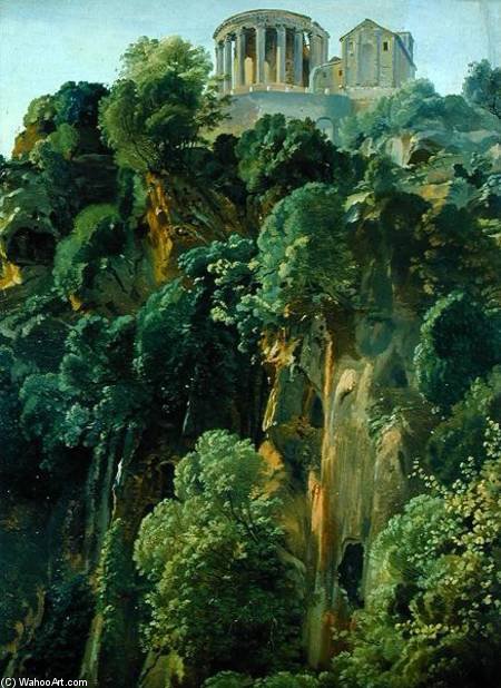 The Temple Of Vesta And The Sibyls At Tivoli — Friedrich Nerly