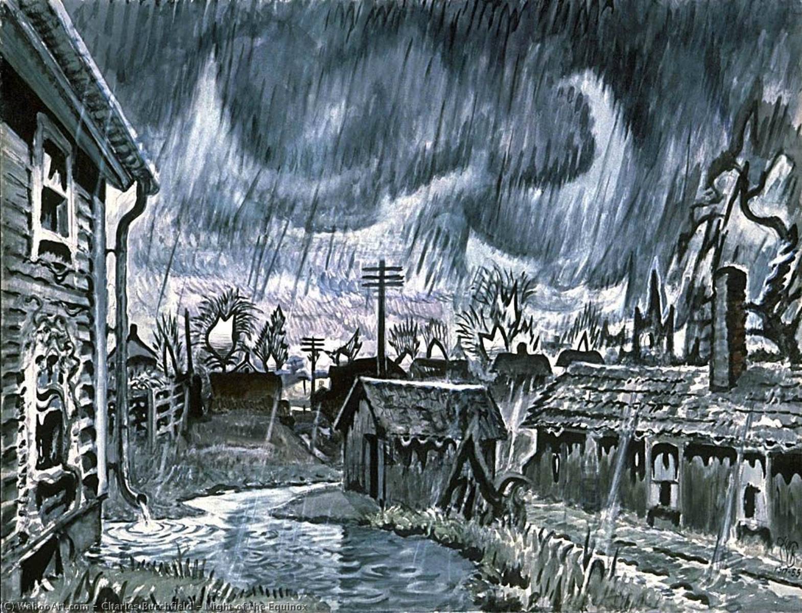 Night Of The Equinox — Charles Burchfield