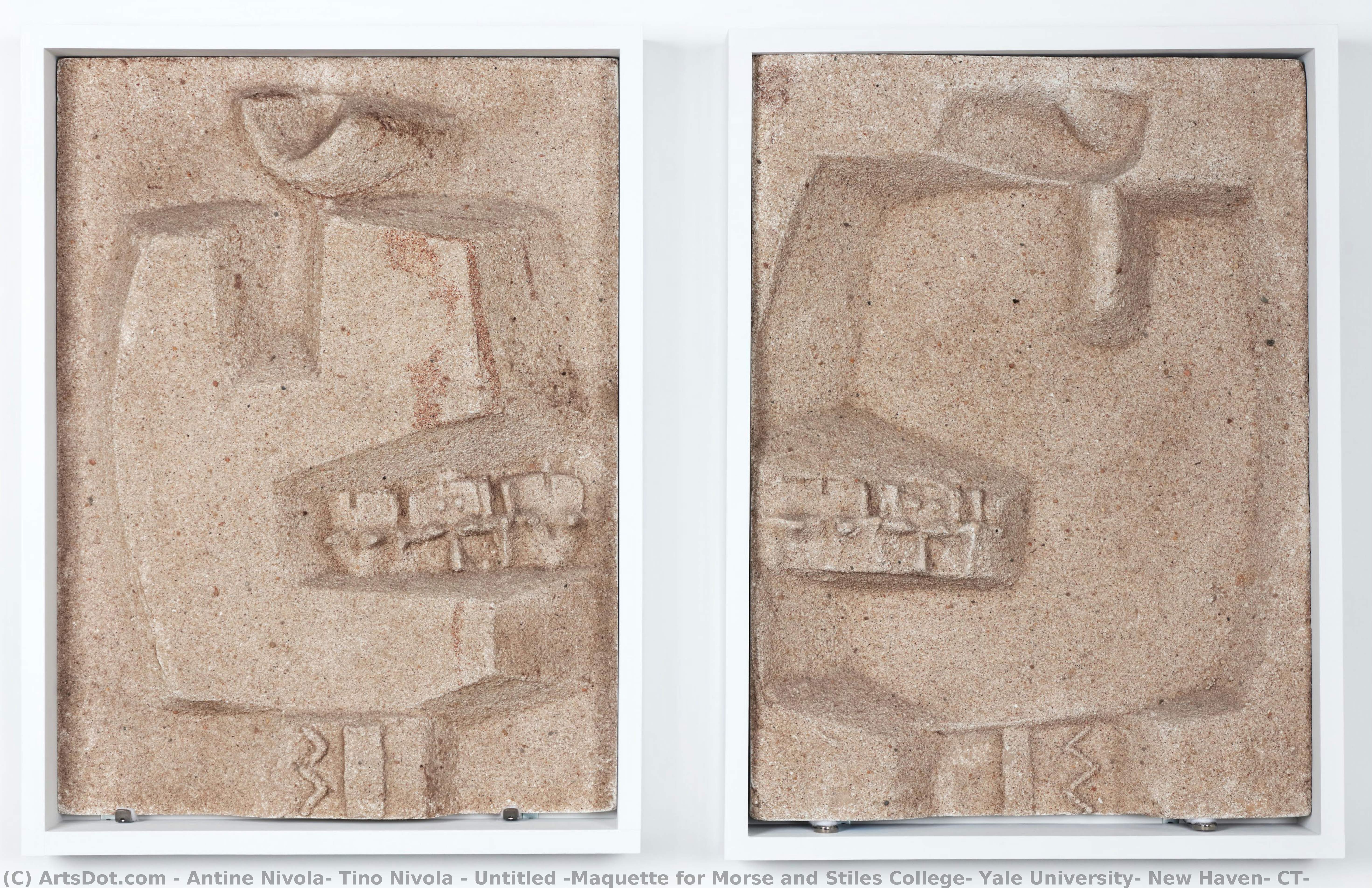 Untitled [maquette For Morse And Stiles College, Yale University, New Haven, Ct] — Antine Nivola, Tino Nivola