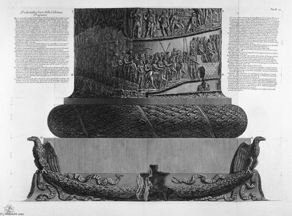 Pedestal And Base Of Trajan`s Column — Giovanni Battista Piranesi