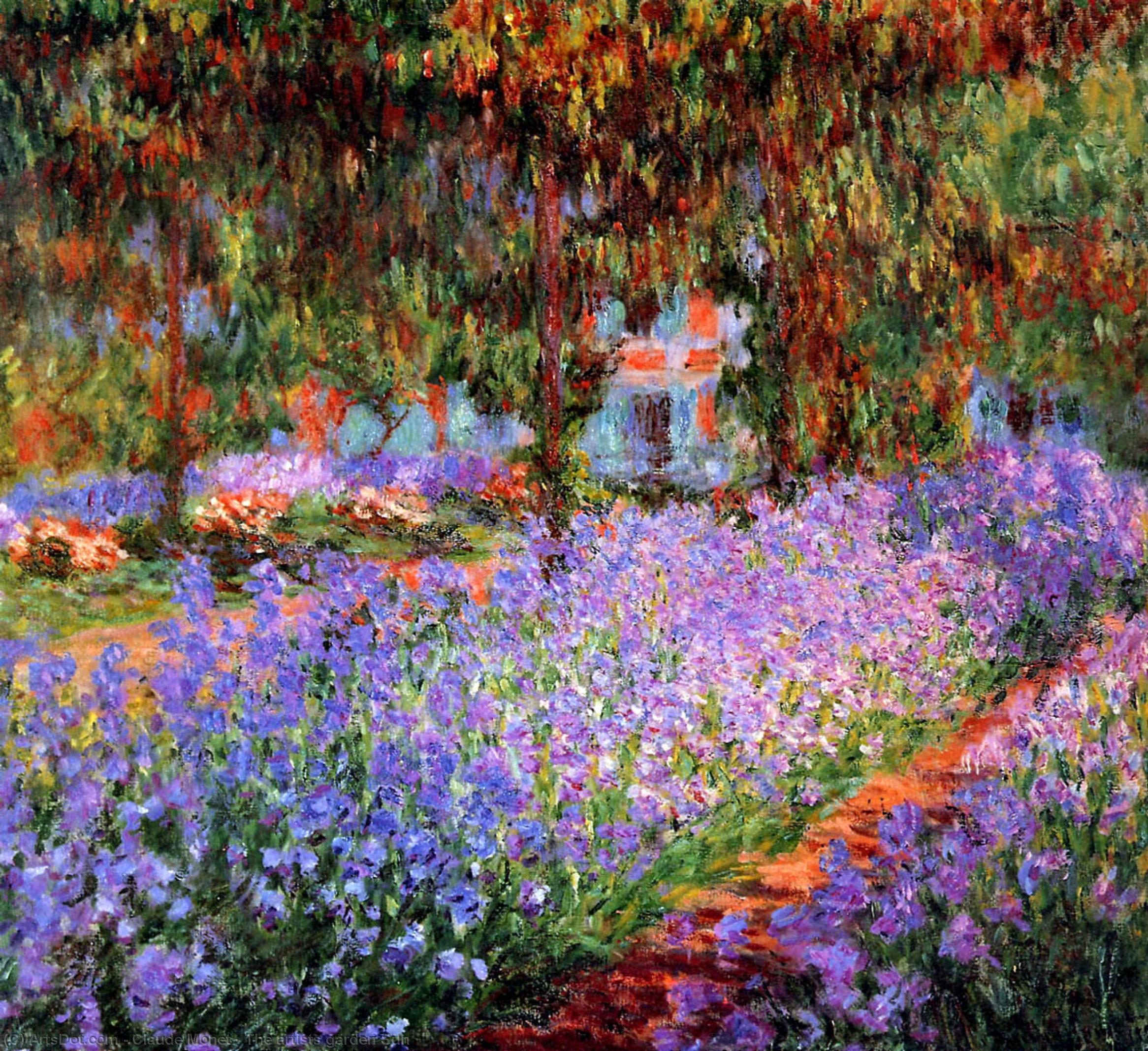 The Artists Garden Sun — Клод Моне