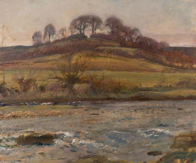 Brightworthy Ford, Withypool, Exmoor - (11) — Sir Alfred James Munnings