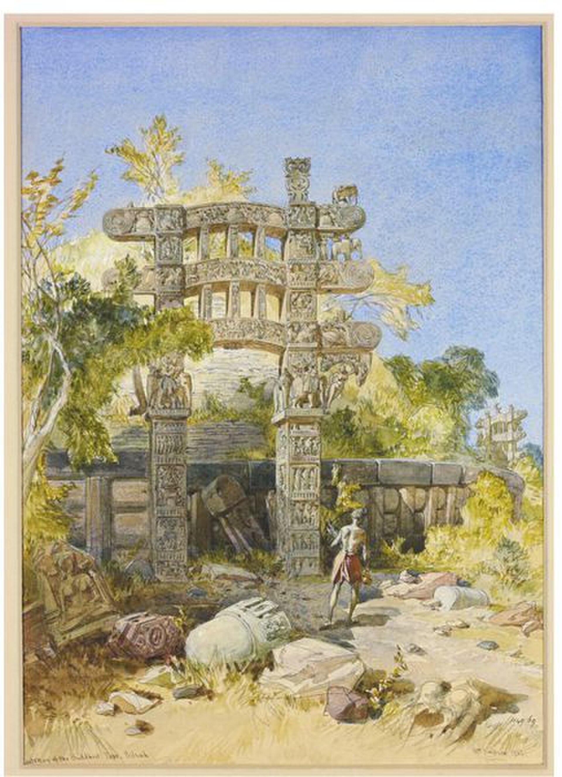 Gateway Of The Buddhist Top At Sanchi — Кримский Симпсон