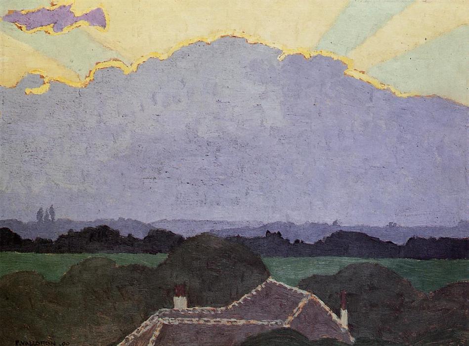 Cloud At Romanel — フェリックス・ヴァロットン