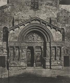 Portal Of Saint Triomphe, Arles Cathedral — Charles Nègre