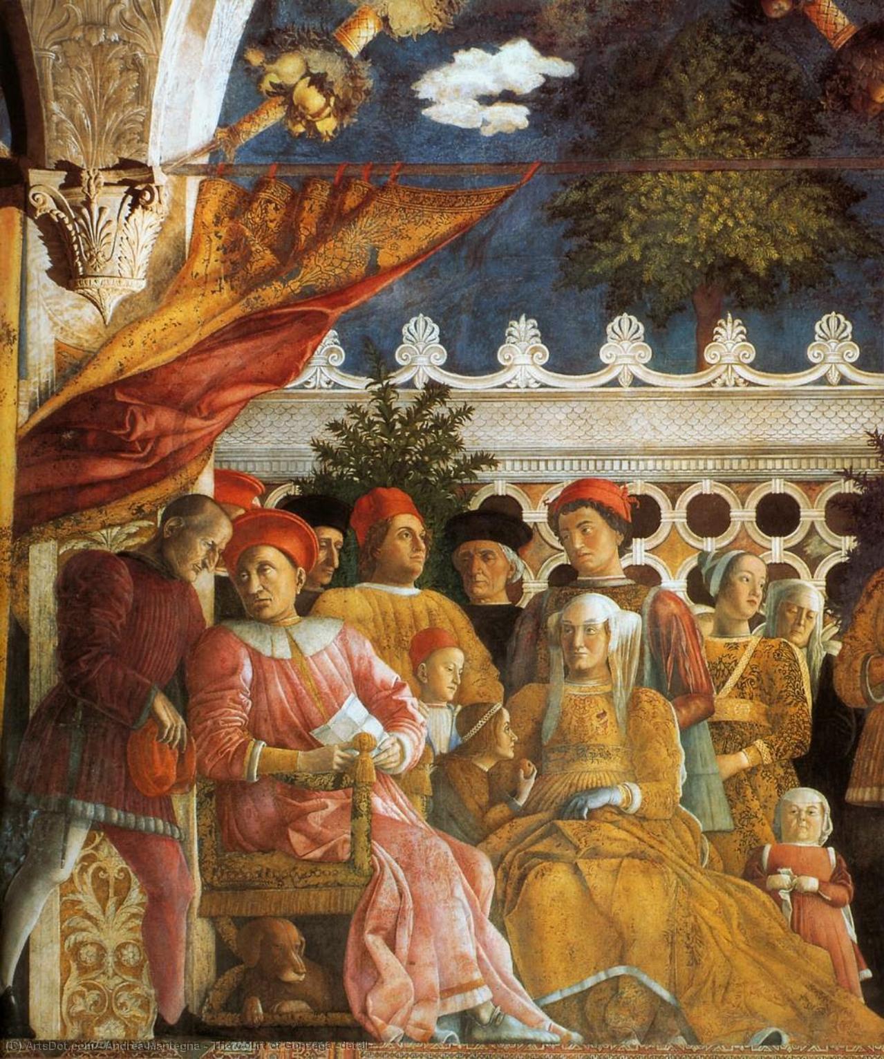 La Corte De Gonzaga (detalle) — Andrea Mantegna