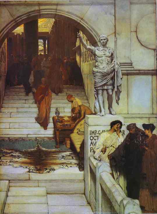 An Audience At Agrippa's — Lourens Alma Tadema