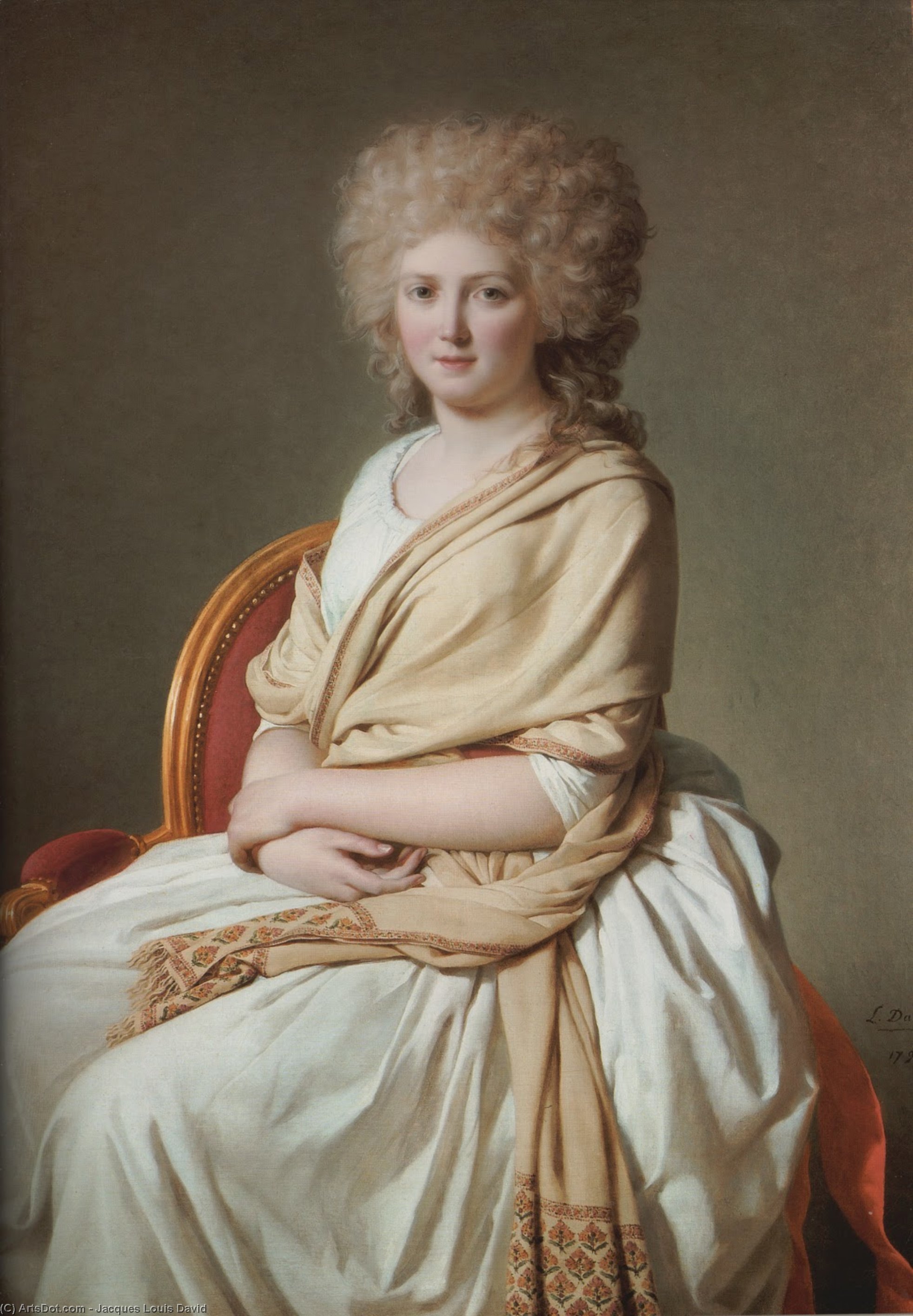 Porträt Von Anne Marie Louise Thelusson — Jacques-louis David